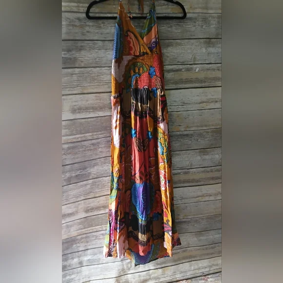 knee length dresses for ladies Boho Dress - Kaftan Kimono Dress
